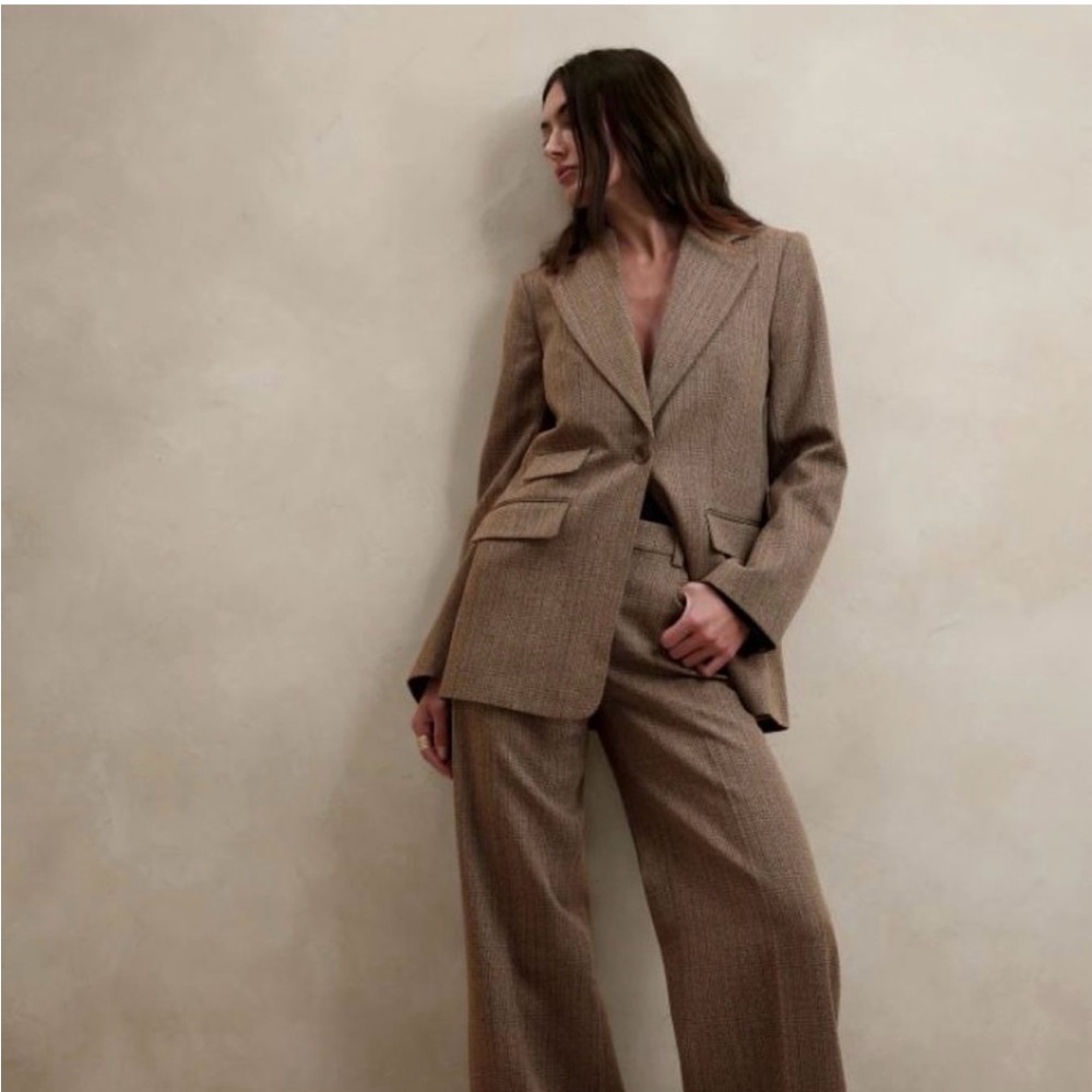 Banana Republic Tan Wool Blazer